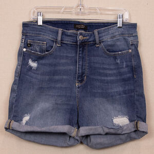 Judy Blue distressed cut off shorts-1XL